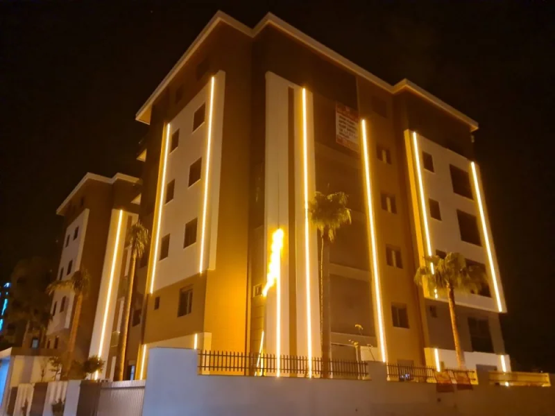 Dış Cephe İnşaat Villa Aydınlatma 