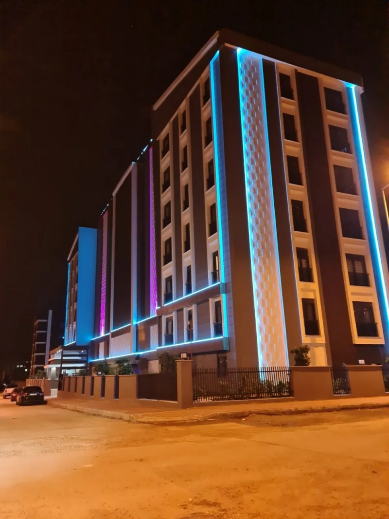 Dış Cephe İnşaat Villa Aydınlatma 