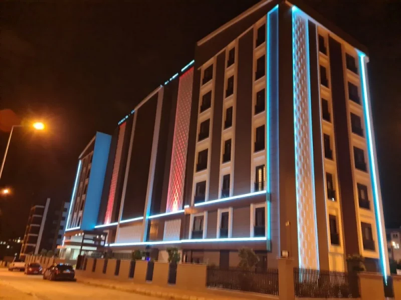 Dış Cephe İnşaat Villa Aydınlatma 