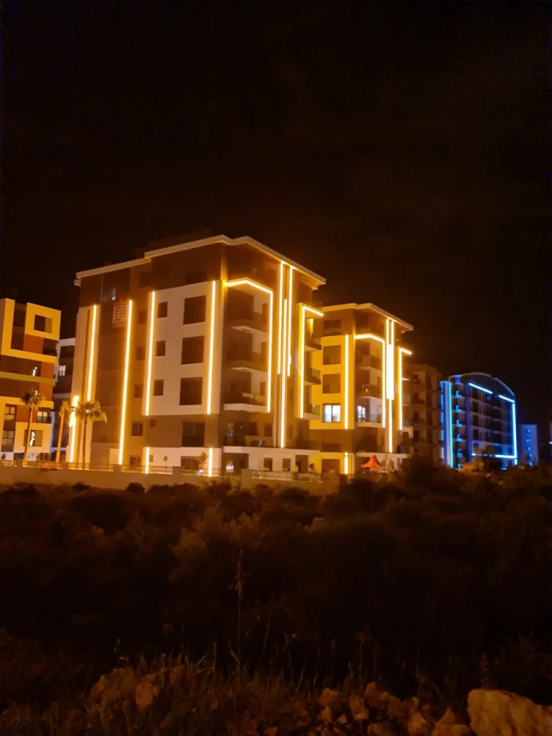 Dış Cephe İnşaat Villa Aydınlatma 