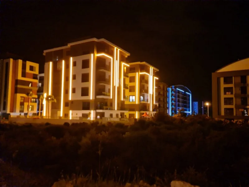 Dış Cephe İnşaat Villa Aydınlatma 